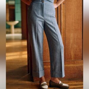 Sezane Gray Women's Trousers